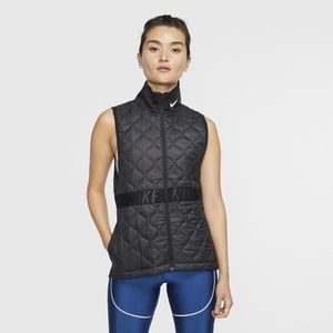 Nike Aerolayer Thermal Quilted Vest Running Vest